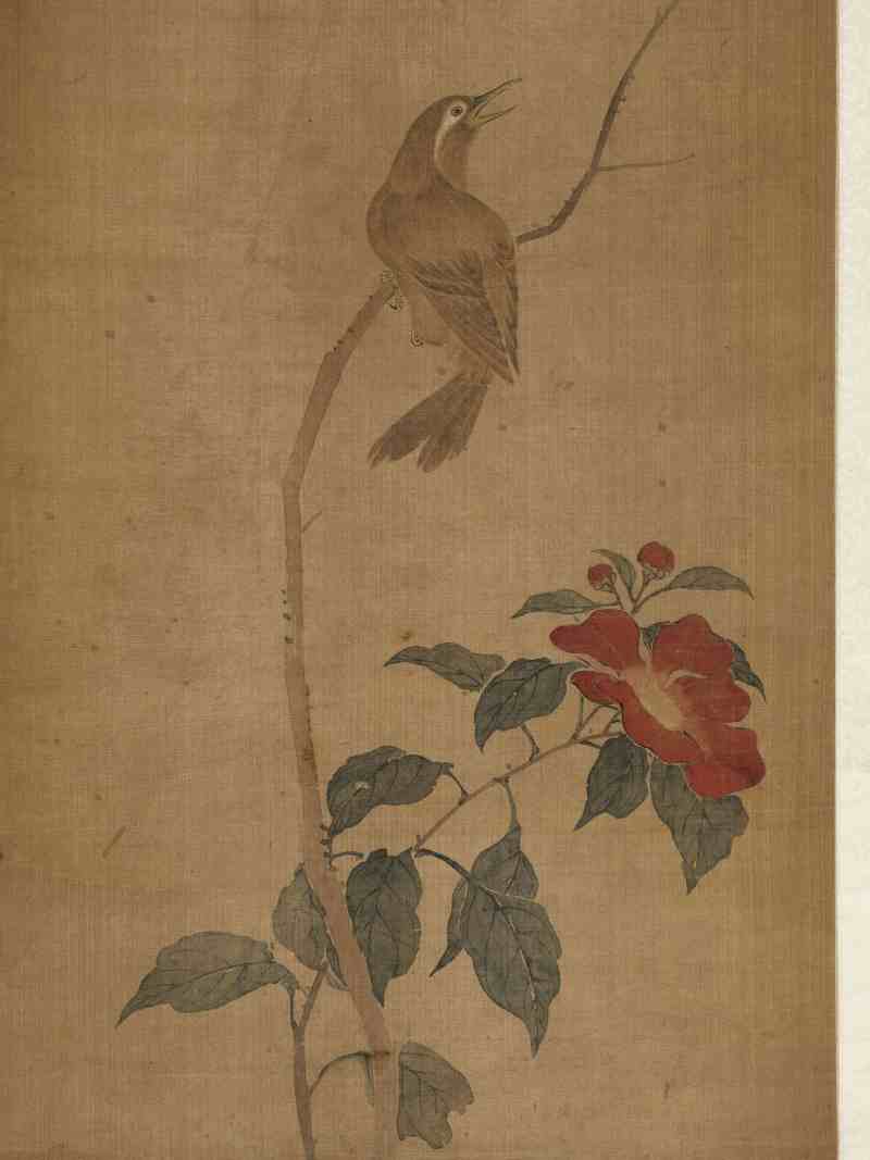 癸丑（1913年）作 马家桐 花鸟四屏 - 图28