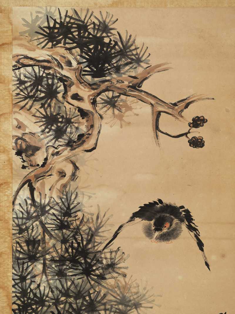 己巳（1929年）作 丁宝书 花鸟四帧 - 图4