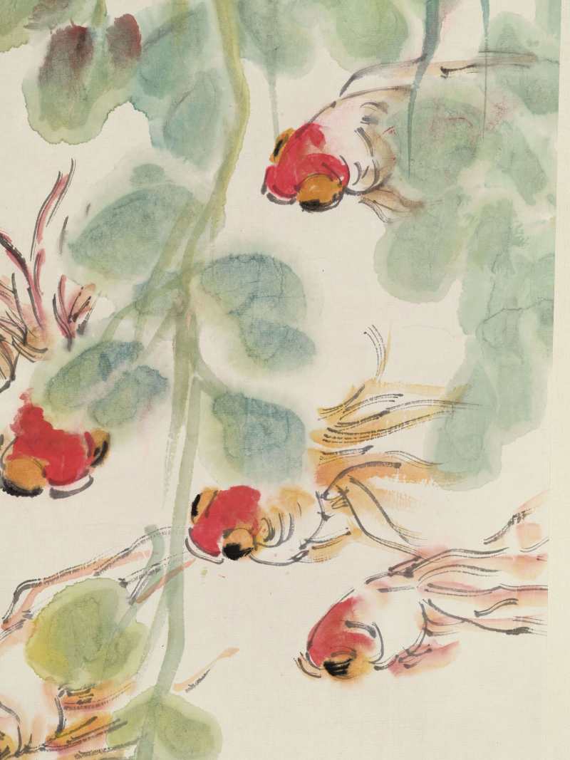 汪亚尘 花鸟四屏 - 图7