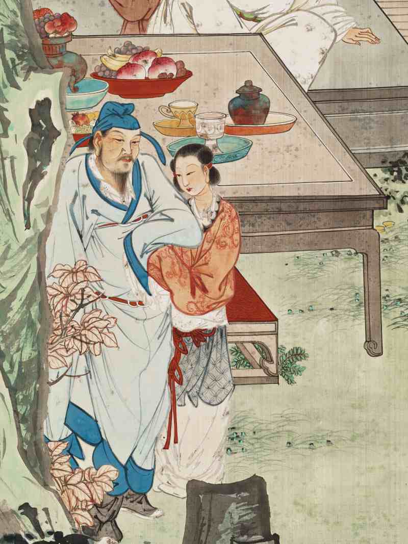 癸未（1944年）作 吴光宇 五王醉归图 - 图8