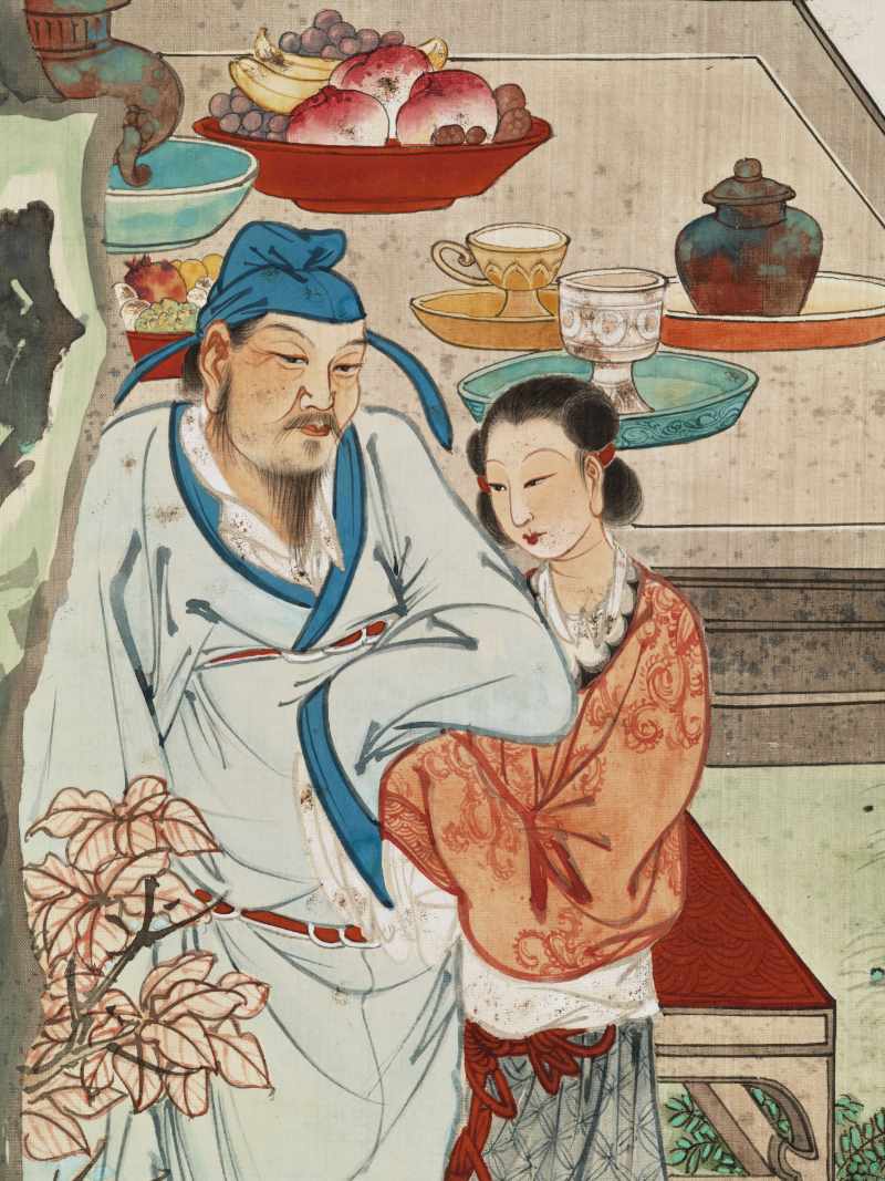 癸未（1944年）作 吴光宇 五王醉归图 - 图9