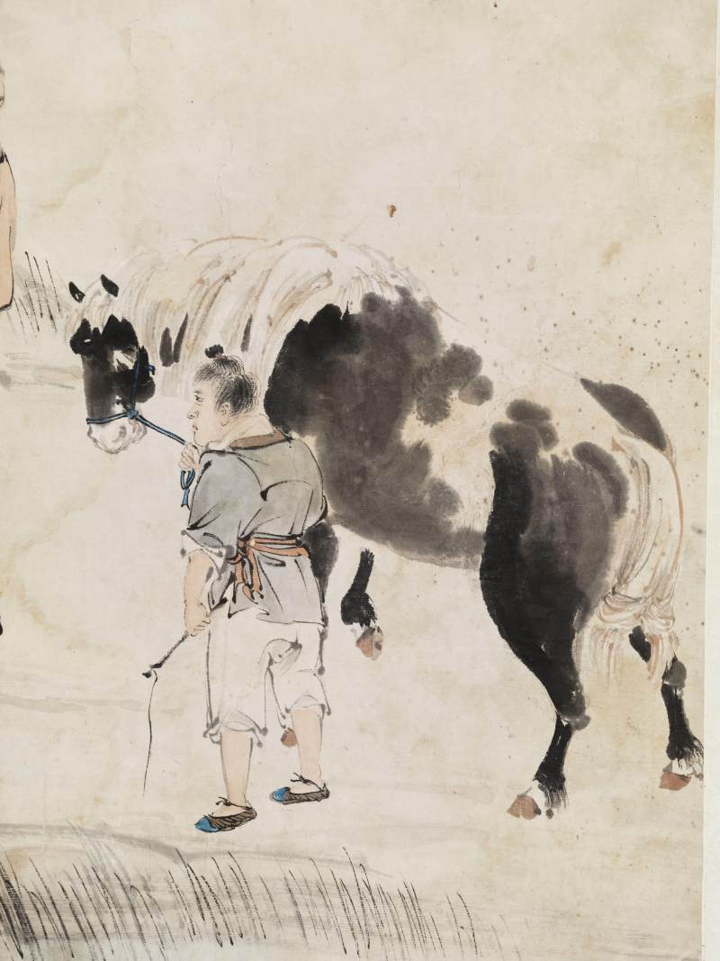 壬子（1912年）作 李芳园 伯乐相马 - 图6