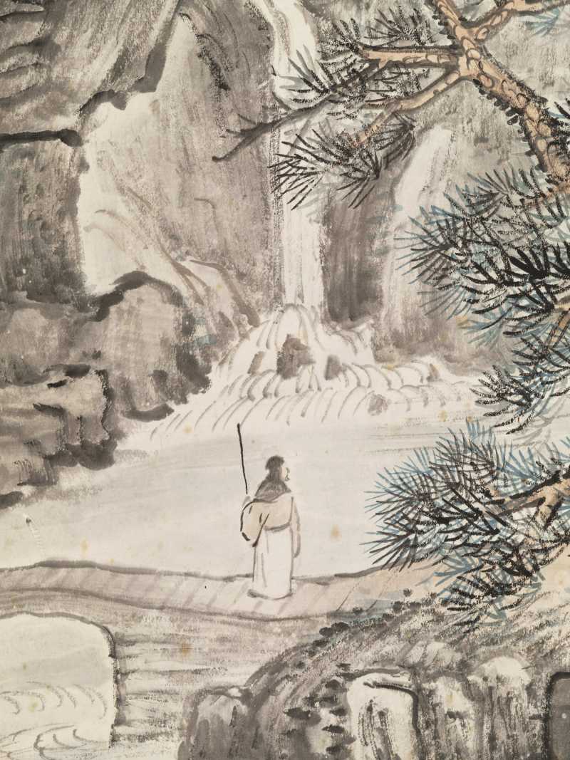 陆恢 隔溪山色好 - 图10