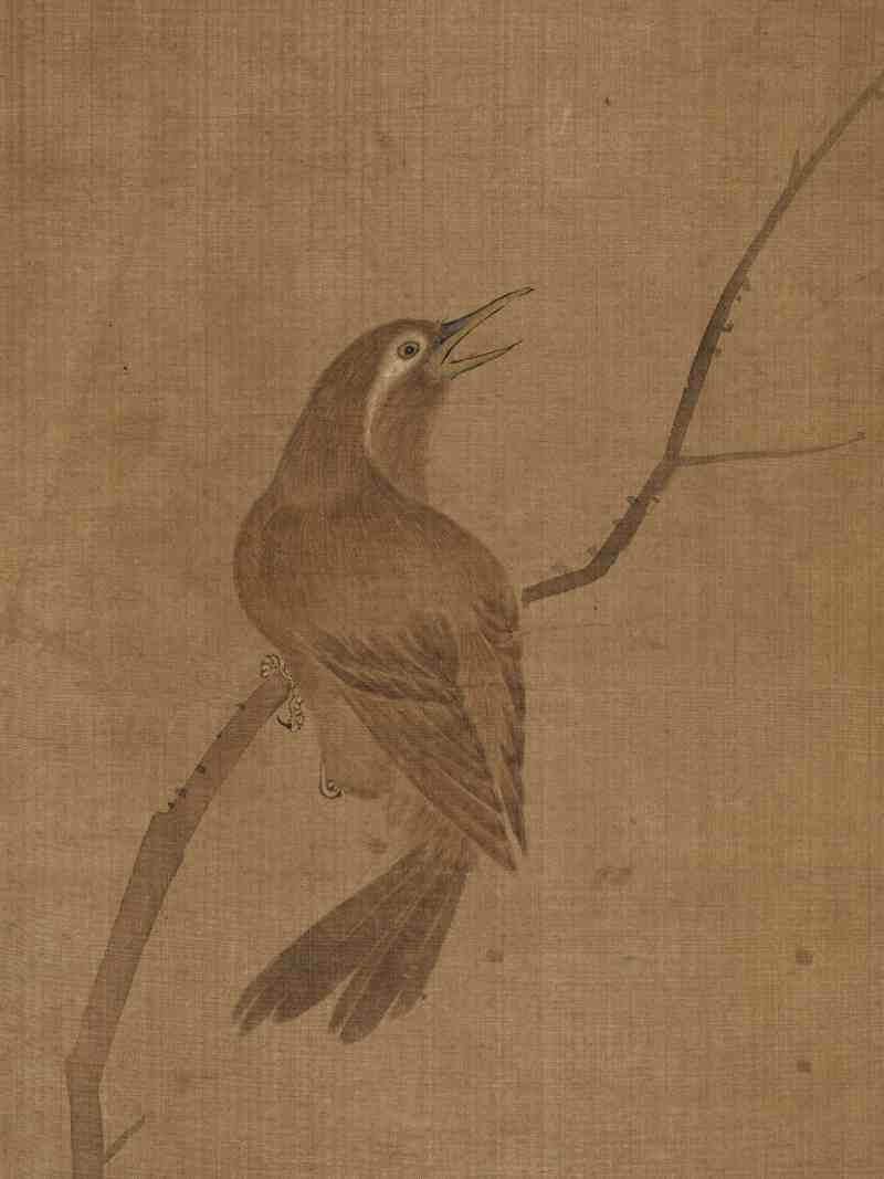 癸丑（1913年）作 马家桐 花鸟四屏 - 图29