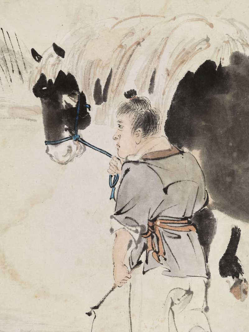 壬子（1912年）作 李芳园 伯乐相马 - 图8