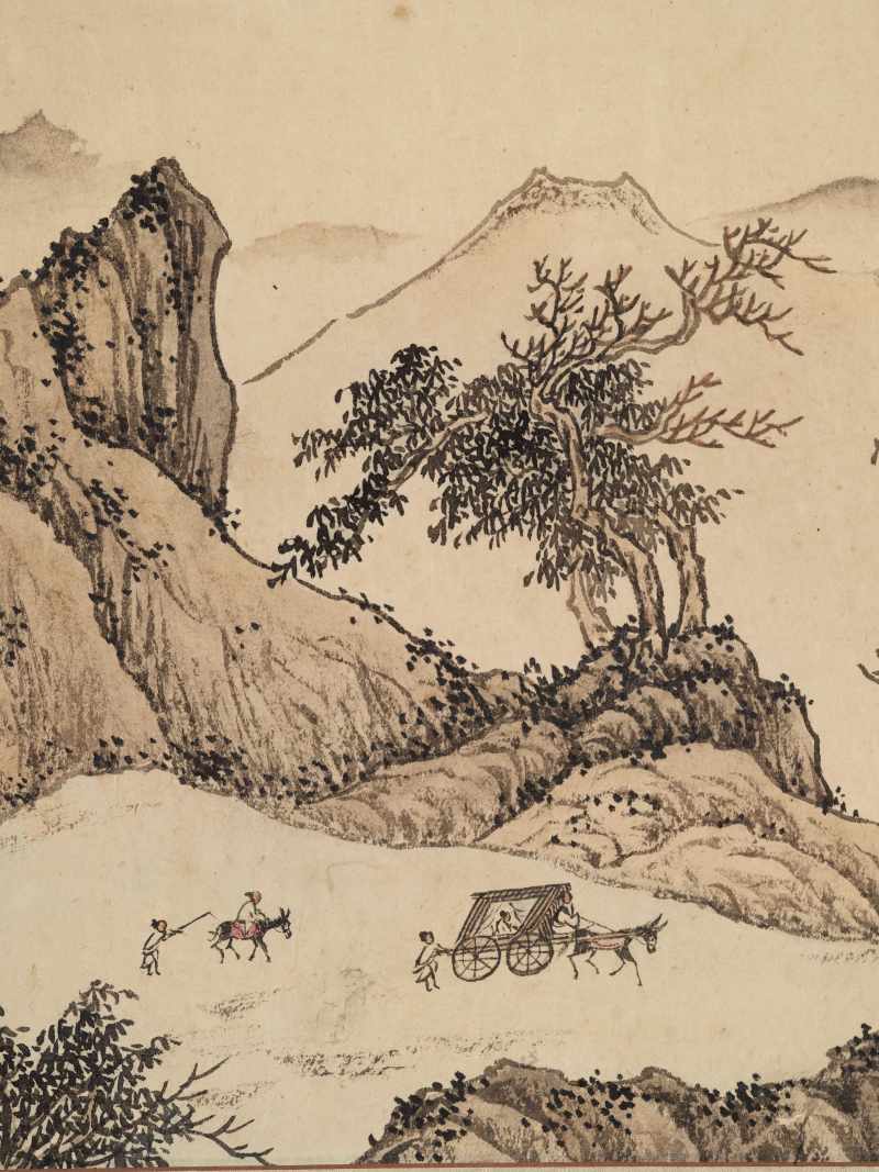 1963年作 金道五、汪佩芬 山水二帧 - 图14