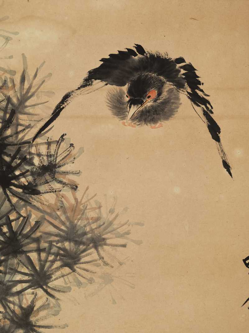 己巳（1929年）作 丁宝书 花鸟四帧 - 图7