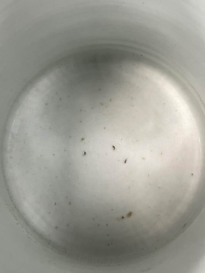 清康熙-雍正 墨彩加粉彩山水纹笔筒 - 图10