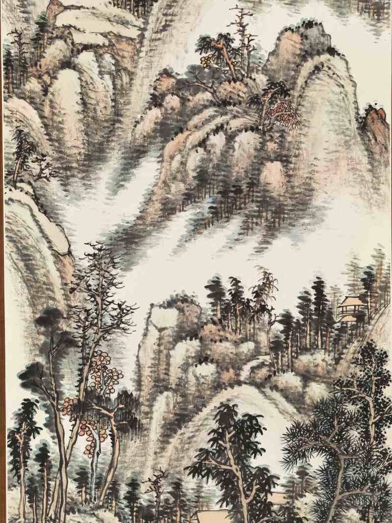 己卯（1939年）作 吴徵 野亭翠浪 - 图5