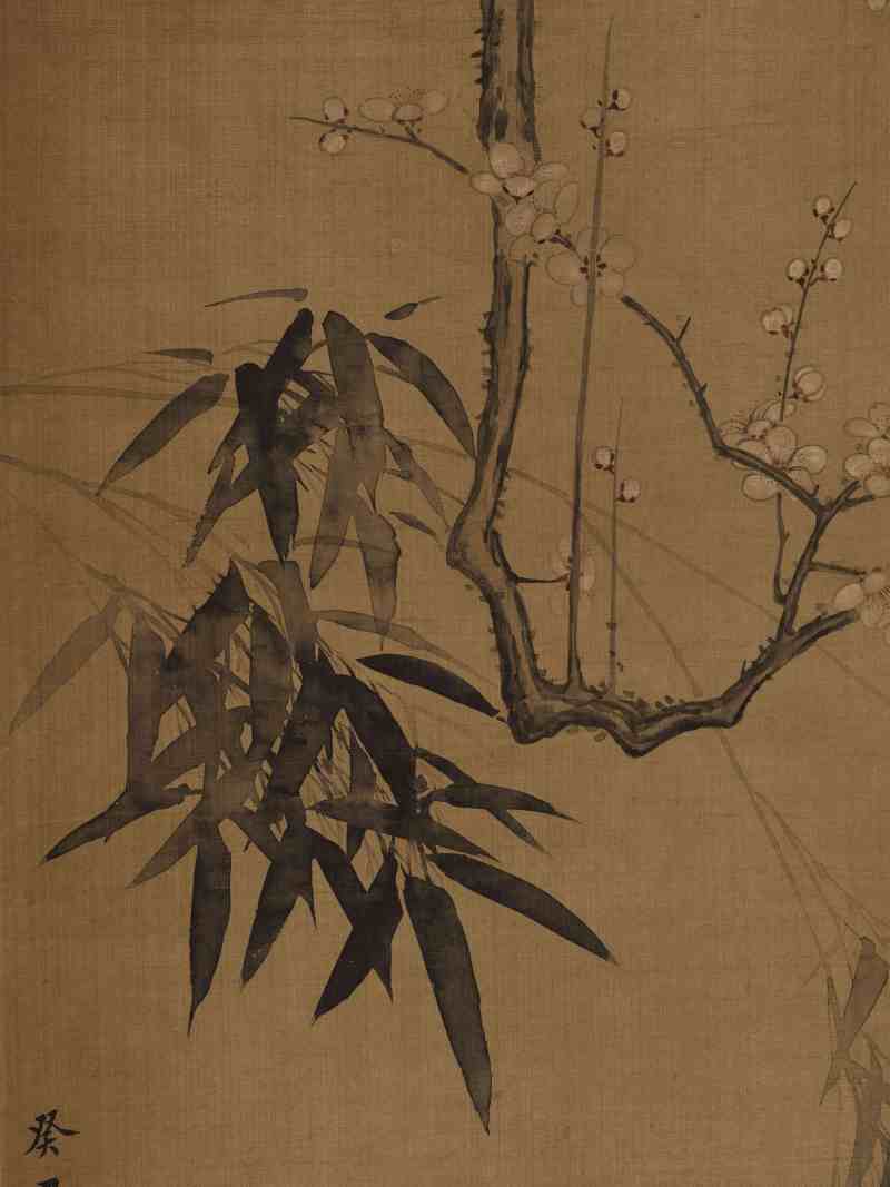 癸丑（1913年）作 马家桐 花鸟四屏 - 图32