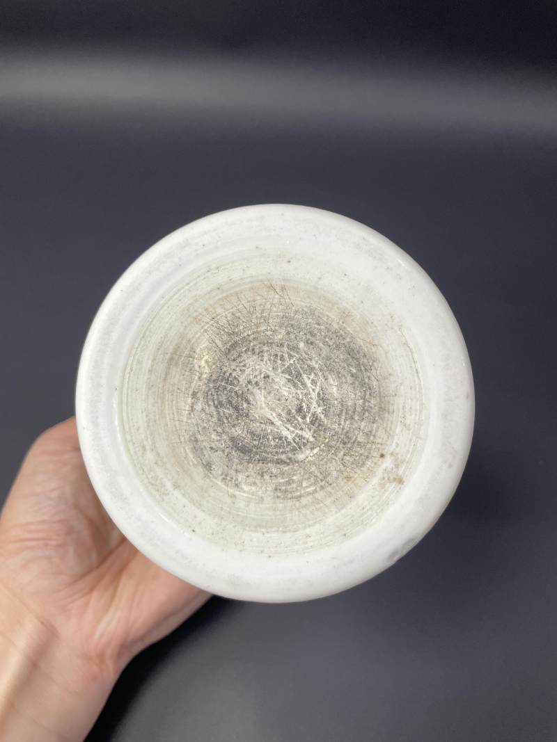 清康熙-雍正 墨彩加粉彩山水纹笔筒 - 图11