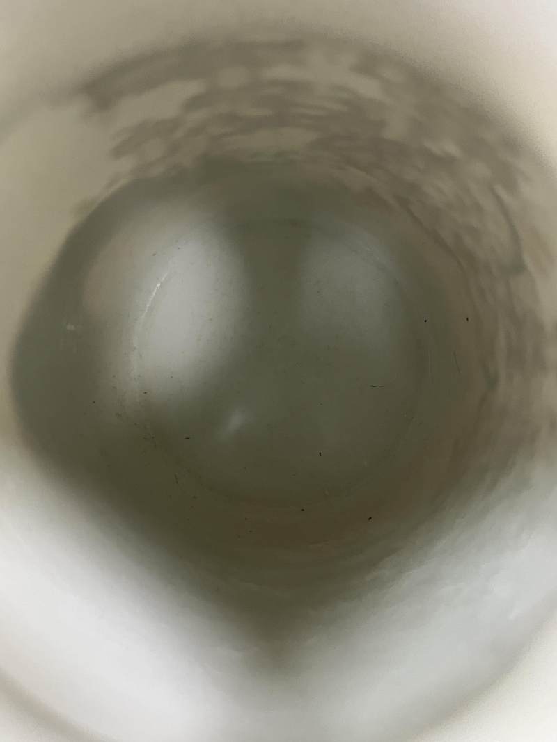 民国 周湘甫风格矾红墨彩罗汉图灯笼瓶一对 - 图8
