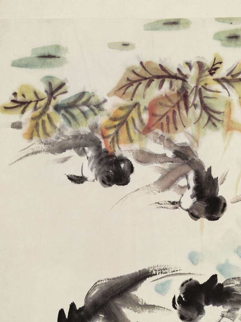 汪亚尘 花鸟四屏 - 图13