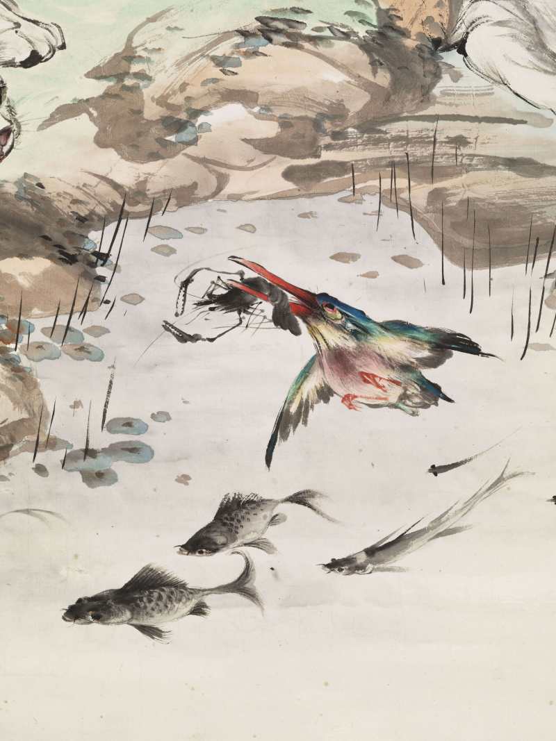 癸未（1943年）作 张生镛 游园猫戏 - 图10