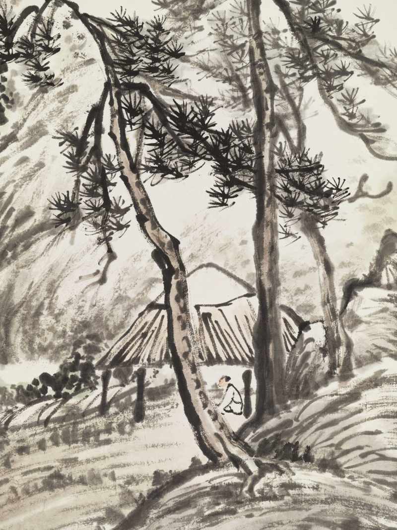 癸酉（1933年）作 俞云 松亭观山 - 图10