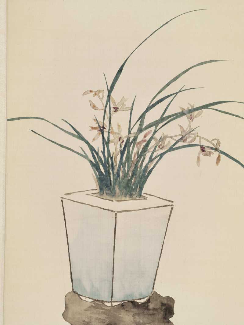 甲子（1924年）作 黄逸儒 博古花卉四屏 - 图32