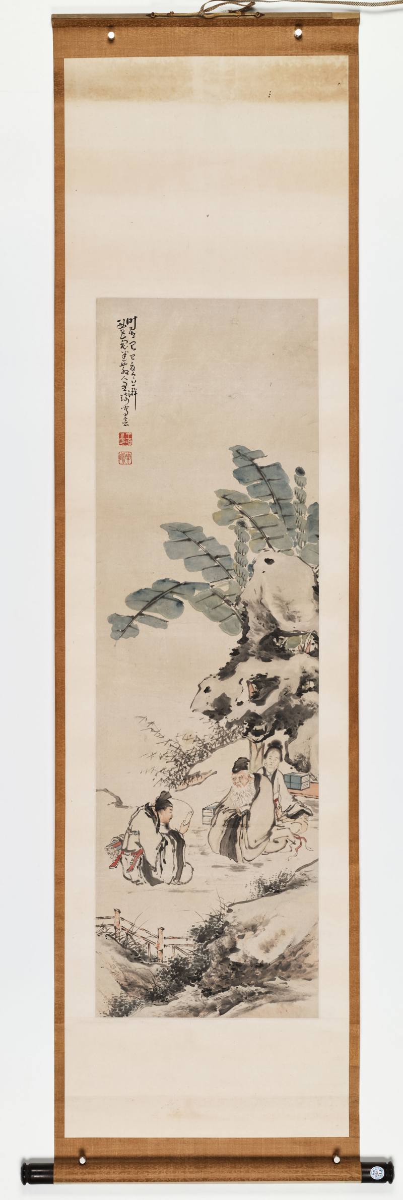 己巳（1929年）作 王琦 授书图 - 图2
