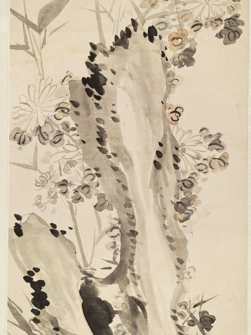 壬戌（1802年）作 改琦 修竹菊花 - 图5