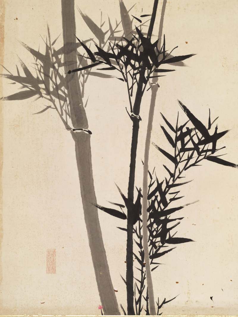 庚辰（1880年）作 冯镜如 梅兰竹菊四屏 - 图25