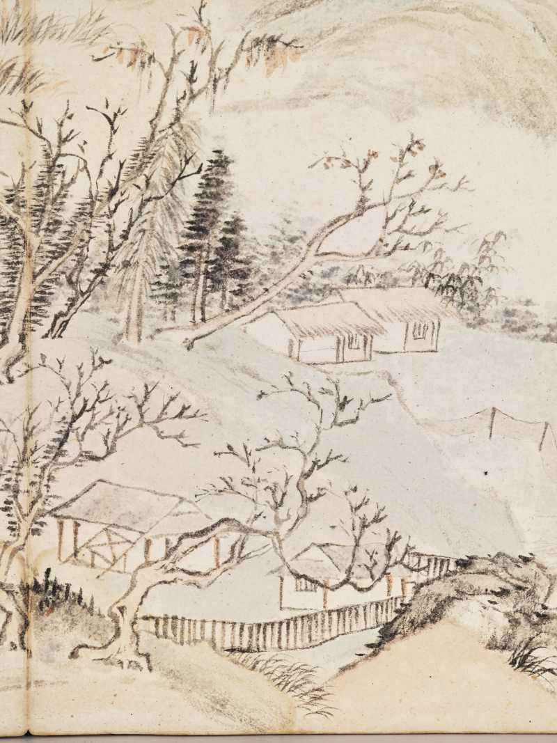 丁丑（1937年）、辛巳（1941年）、乙酉（1945年）、己卯（1939年）作 冯超然、祁崑、张辛稼等 师古造化册 - 图16
