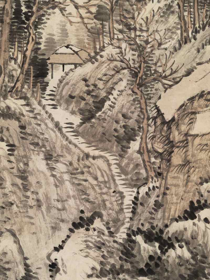 癸未（1883年）作 吴滔 山水四屏 - 图16