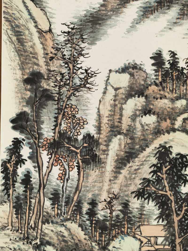 己卯（1939年）作 吴徵 野亭翠浪 - 图10