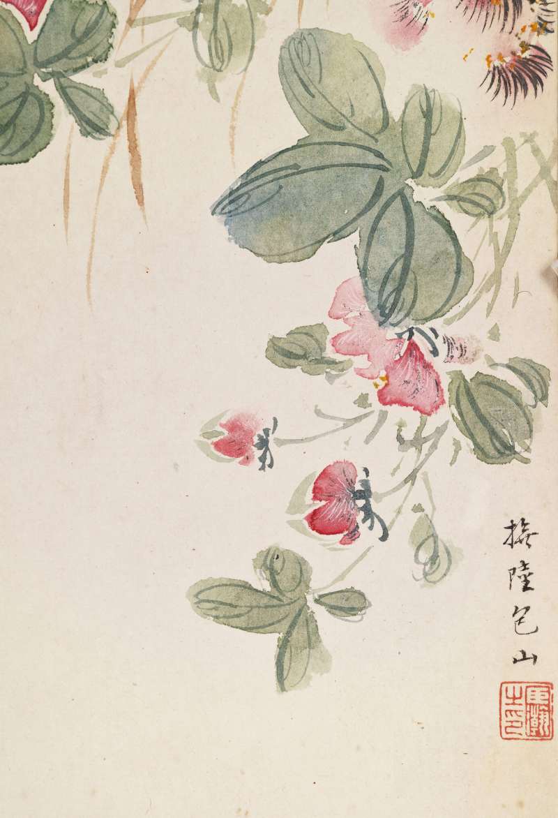 己巳（1929年）作 叶瀚 花鸟册 - 图24