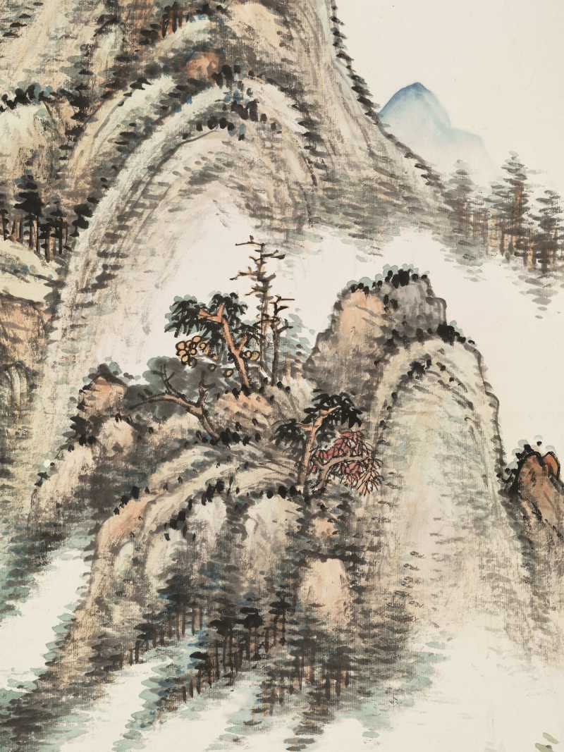 己卯（1939年）作 吴徵 野亭翠浪 - 图11