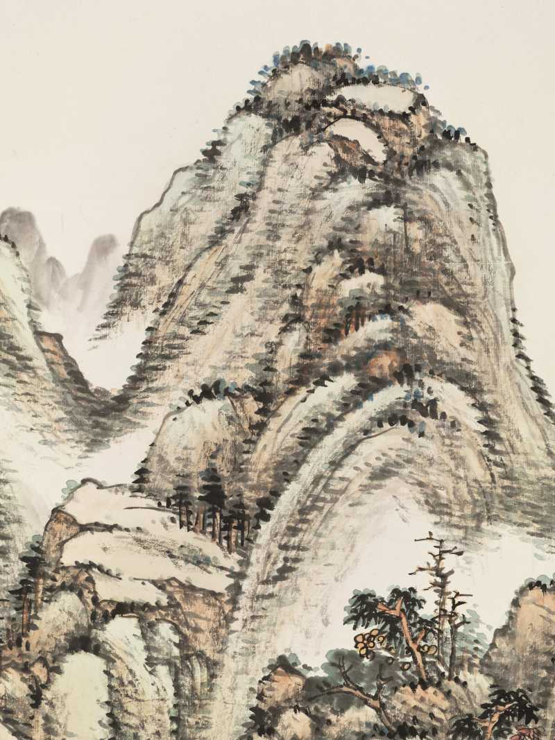 己卯（1939年）作 吴徵 野亭翠浪 - 图12