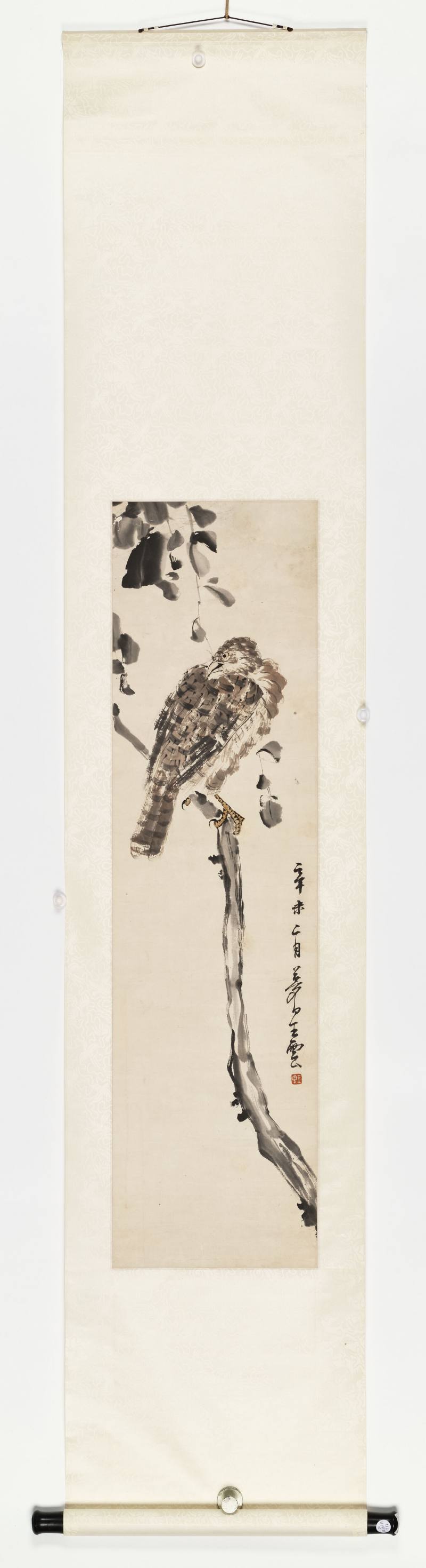 辛未（1931年）作 王梦白 苍鹰图 - 图2