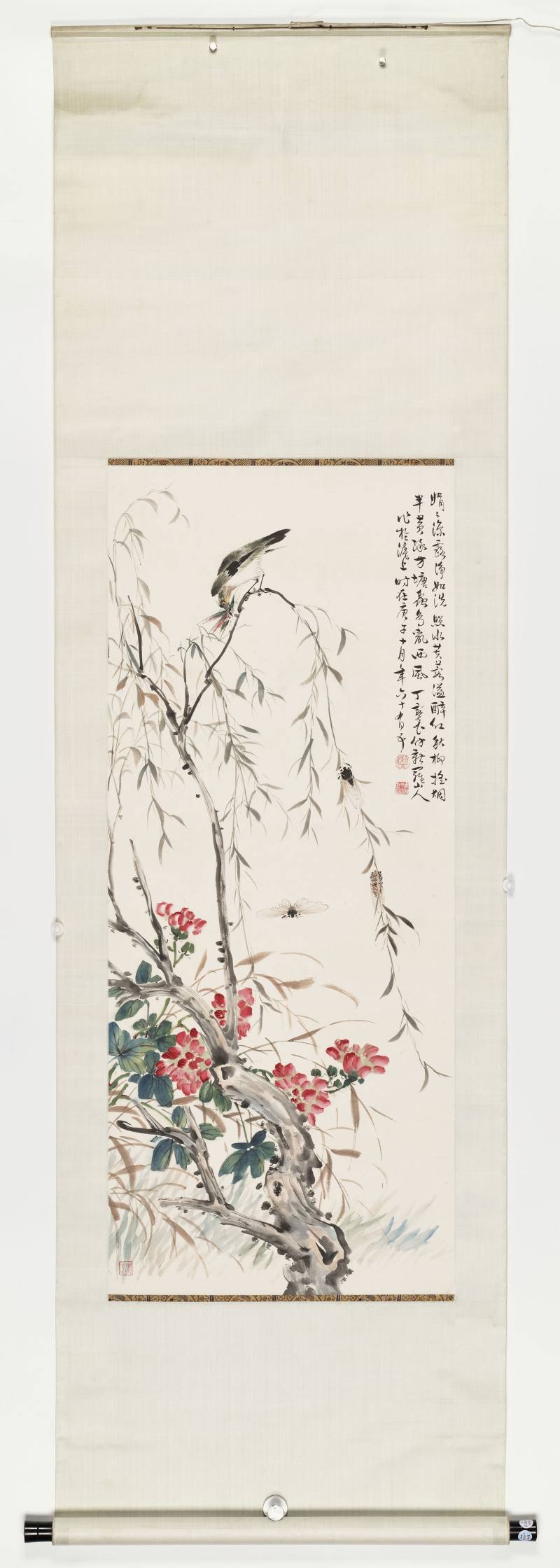 庚午（1930年）作 丁宝书 夏趣 - 图2