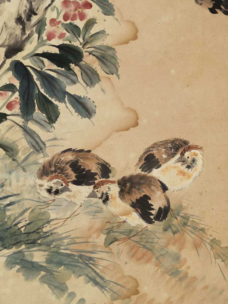 己巳（1929年）作 丁宝书 花鸟四帧 - 图16