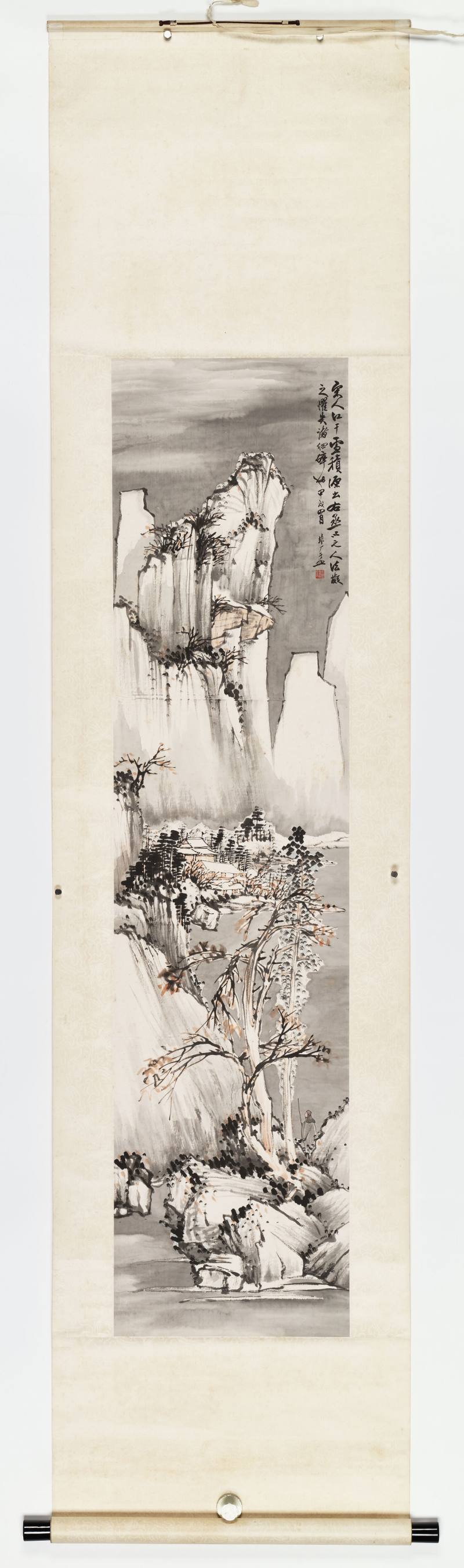 甲戌（1934年）作 于非闇 雪景山水 - 图2