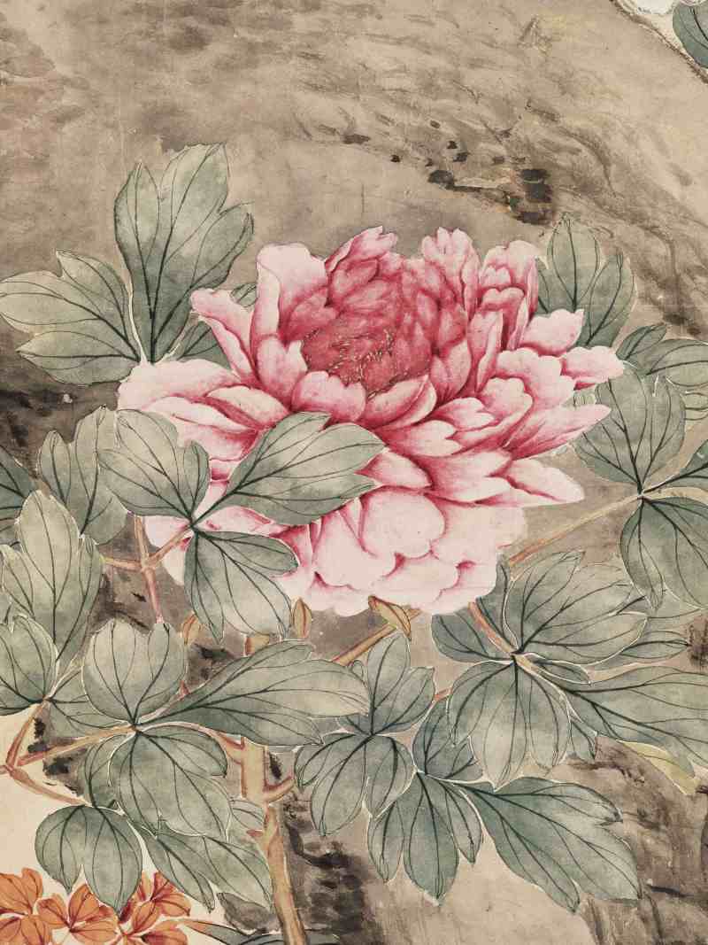 癸酉（1933年）作 管平湖 牡丹 - 图6