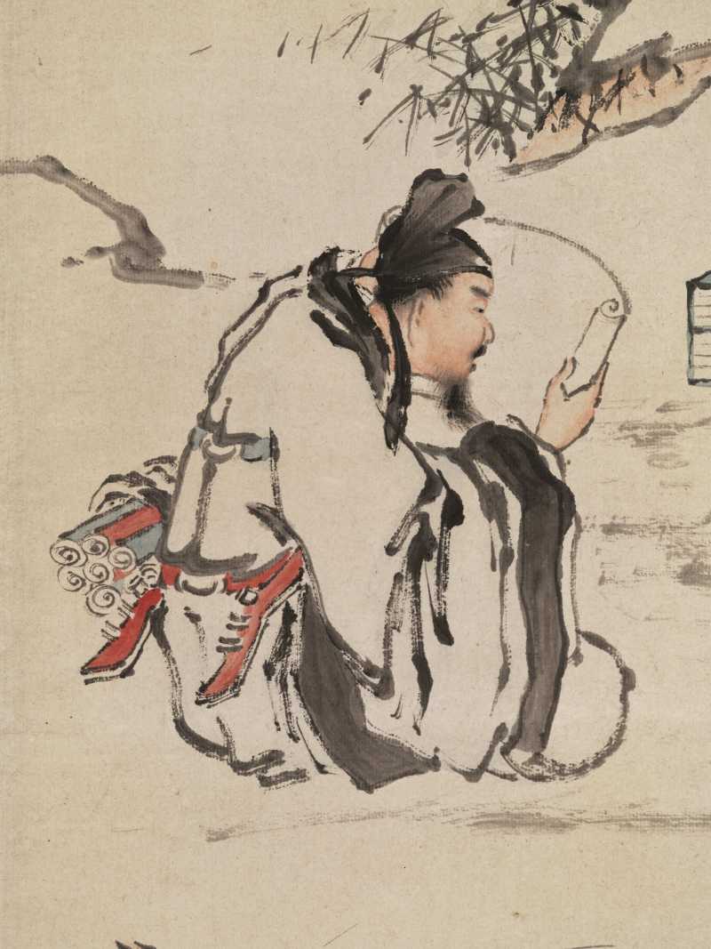 己巳（1929年）作 王琦 授书图 - 图7
