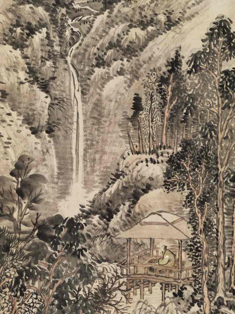 癸未（1883年）作 吴滔 山水四屏 - 图23