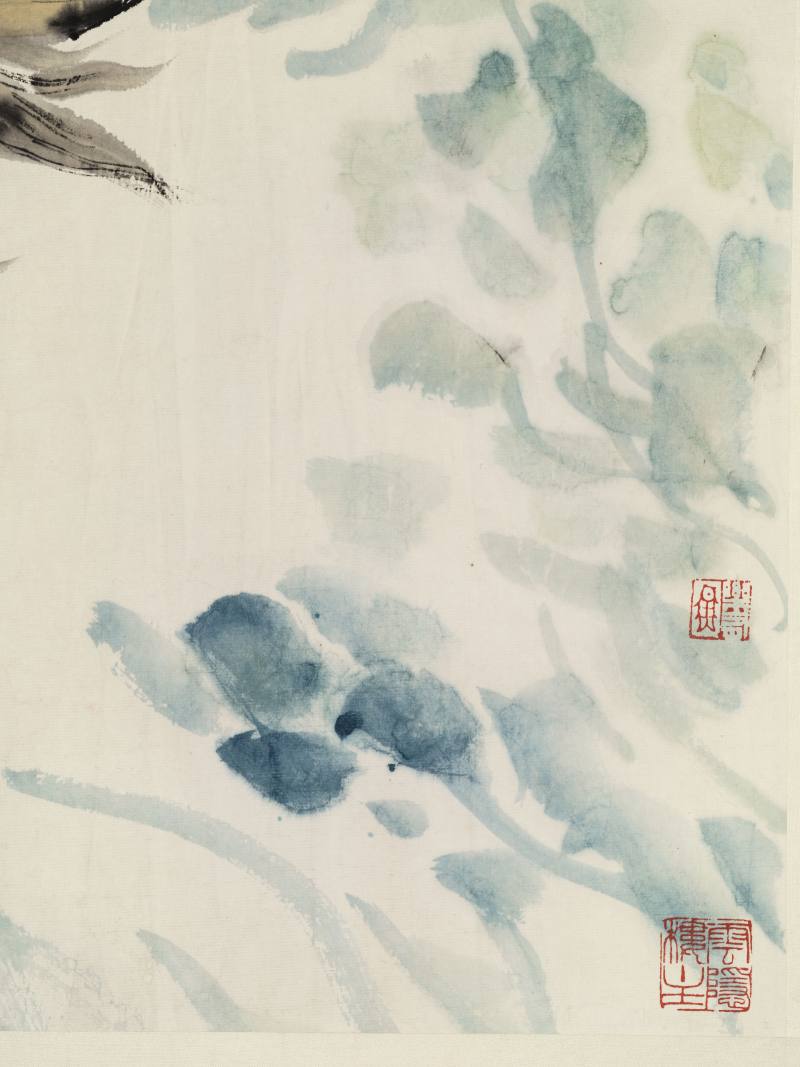 汪亚尘 花鸟四屏 - 图15