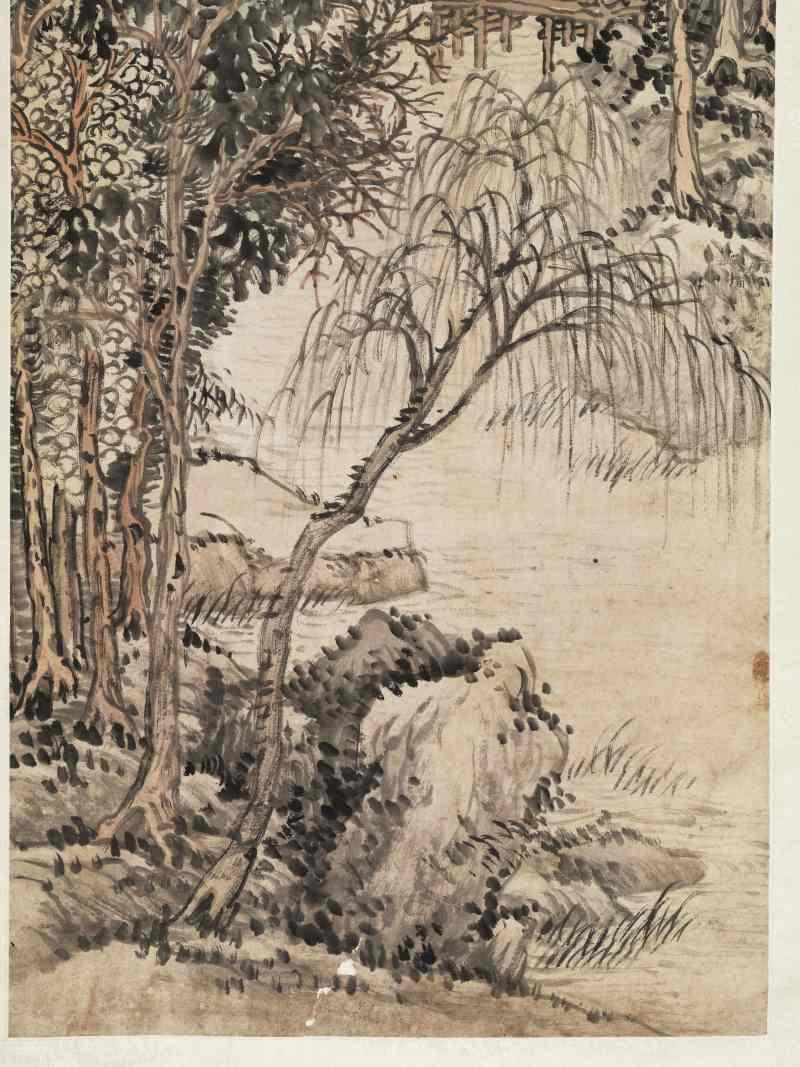 癸未（1883年）作 吴滔 山水四屏 - 图24
