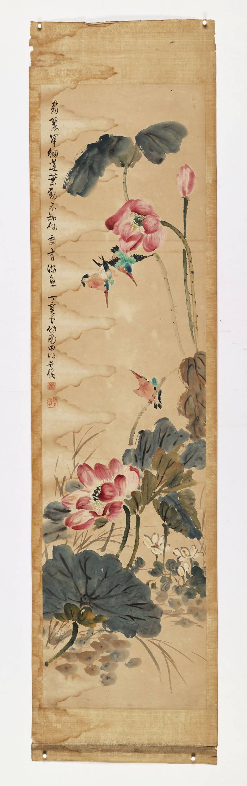 己巳（1929年）作 丁宝书 花鸟四帧 - 图19