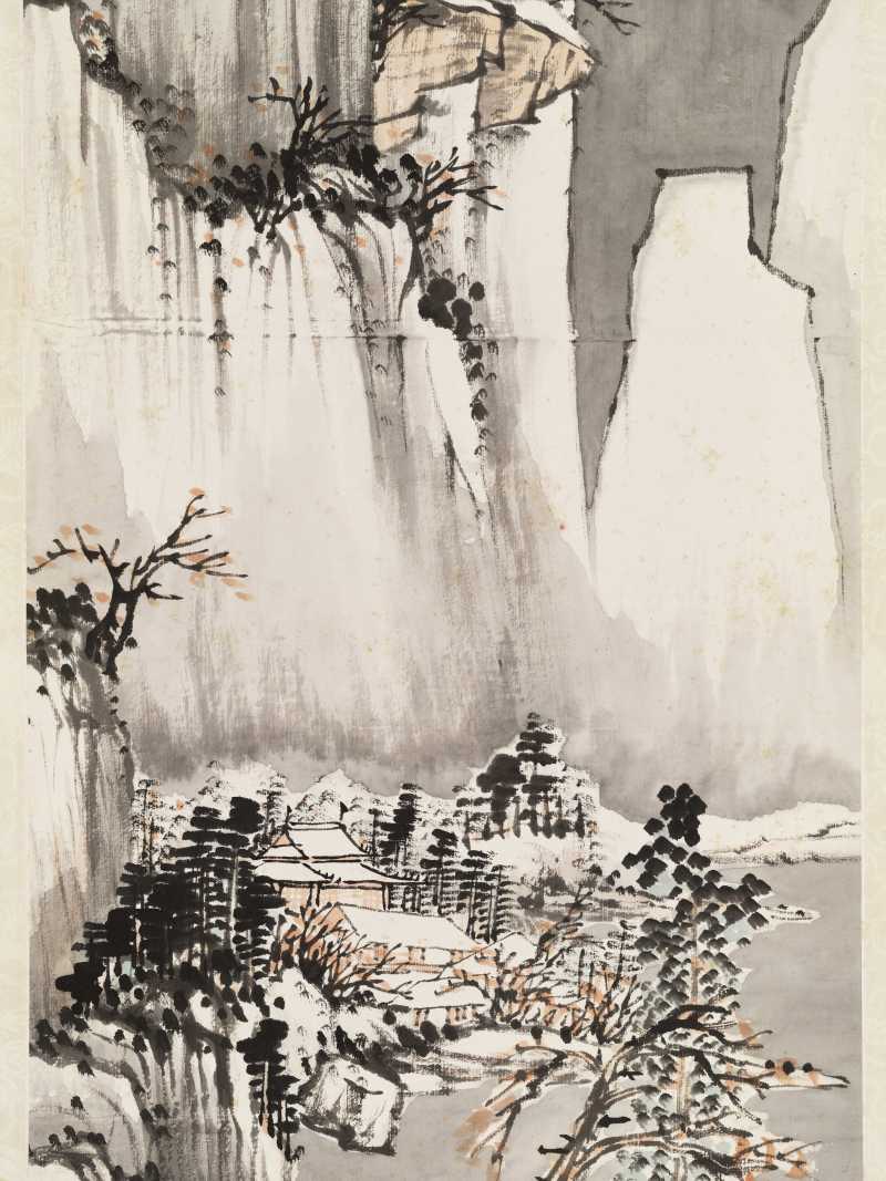 甲戌（1934年）作 于非闇 雪景山水 - 图4