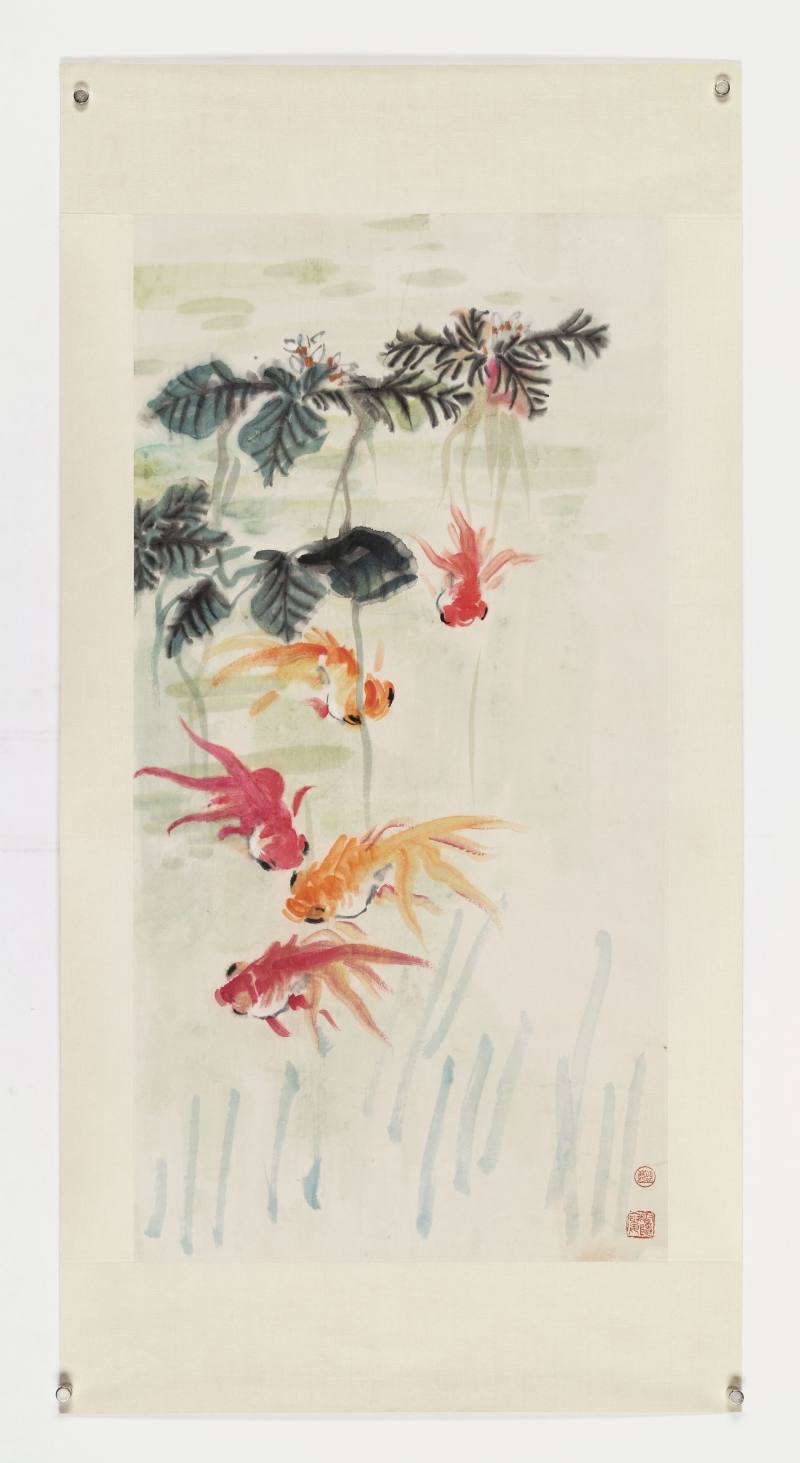 汪亚尘 花鸟四屏 - 图17