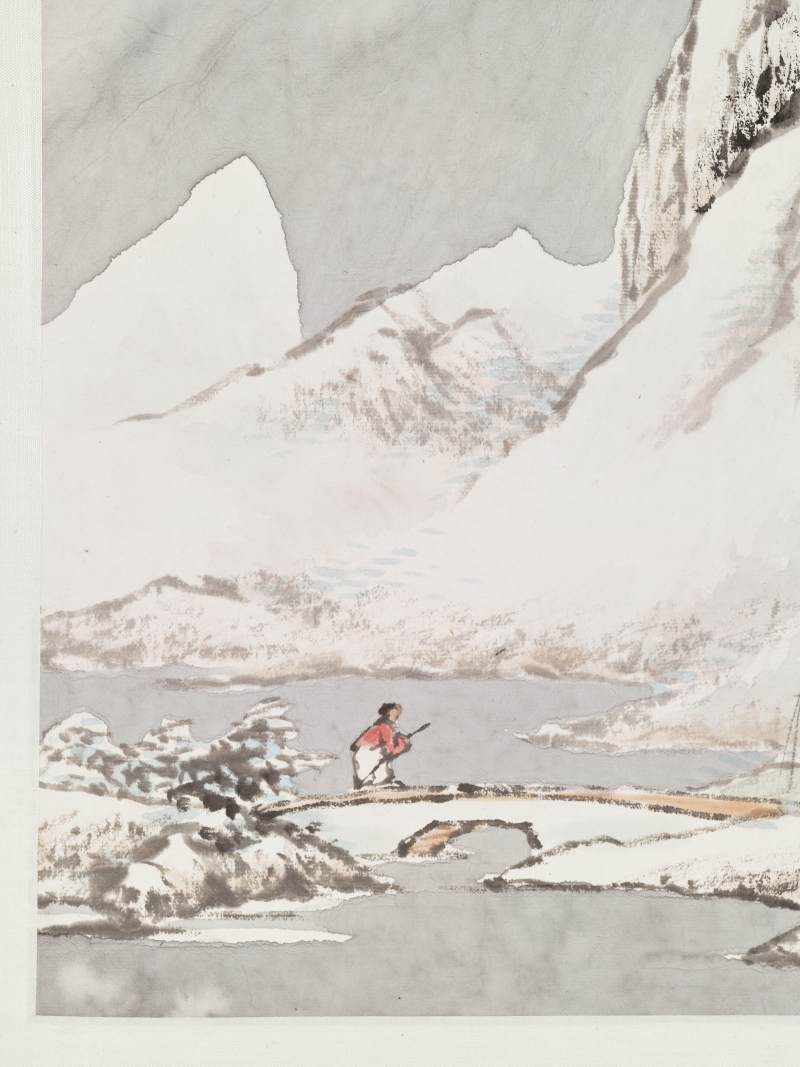 甲戌（1934年）、癸酉（1933年）、己巳（1929年）作 汪琨、杨了公 对题山水卷 - 图30