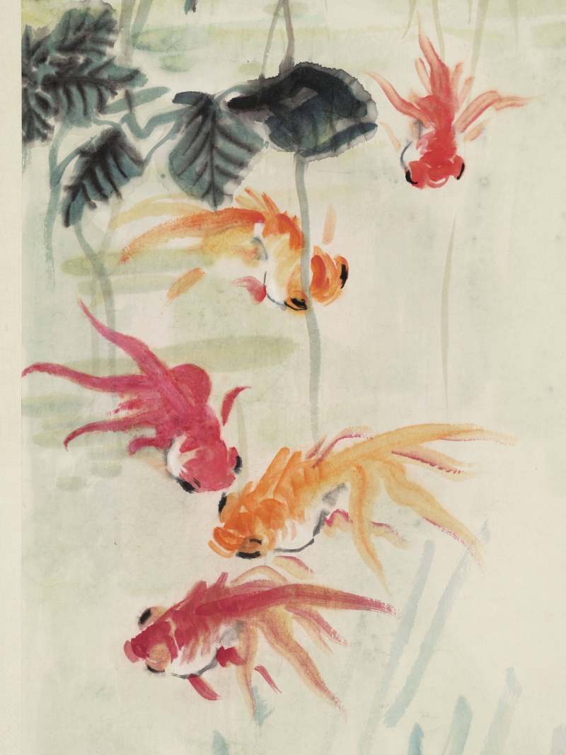汪亚尘 花鸟四屏 - 图18