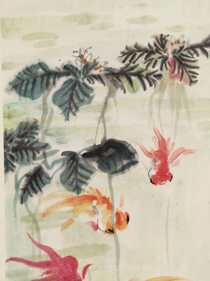 汪亚尘 花鸟四屏 - 图19