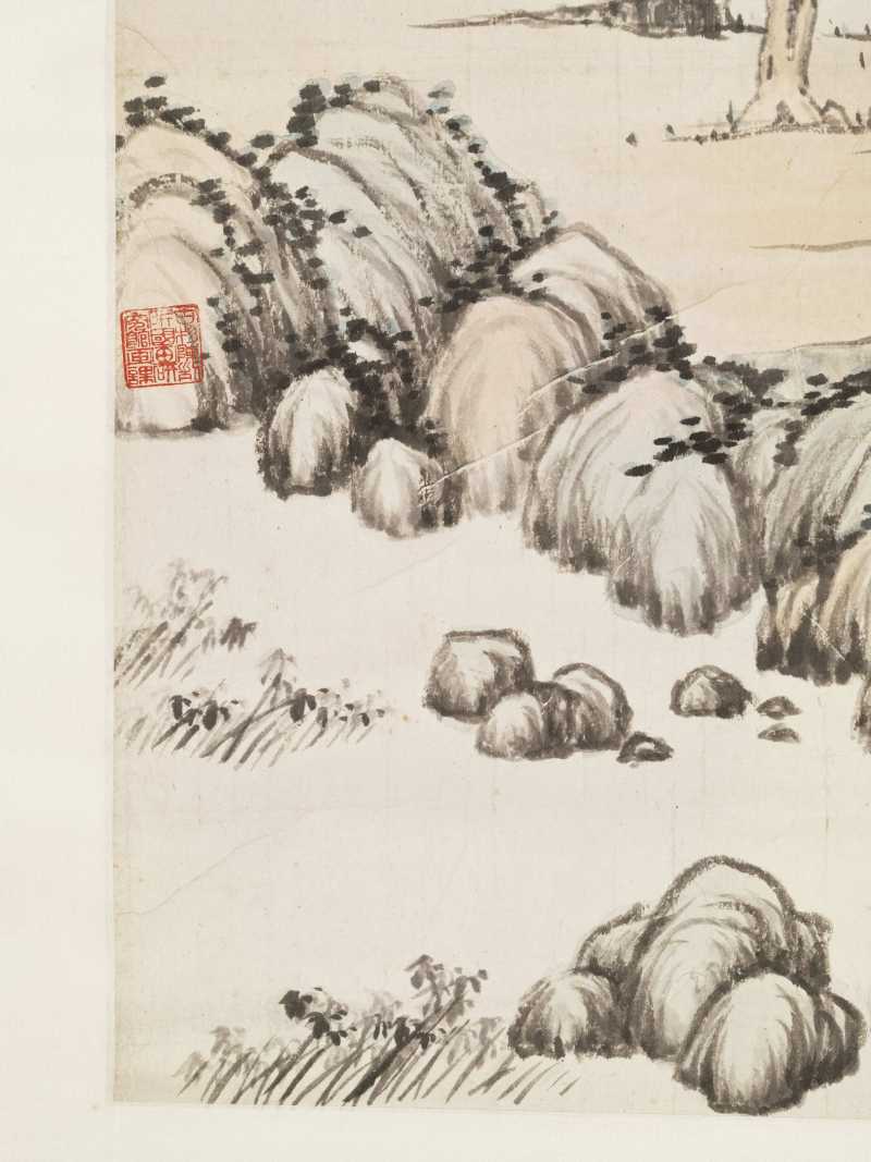 丙辰（1916年）作 秦仲文 九龙溪头 - 图10