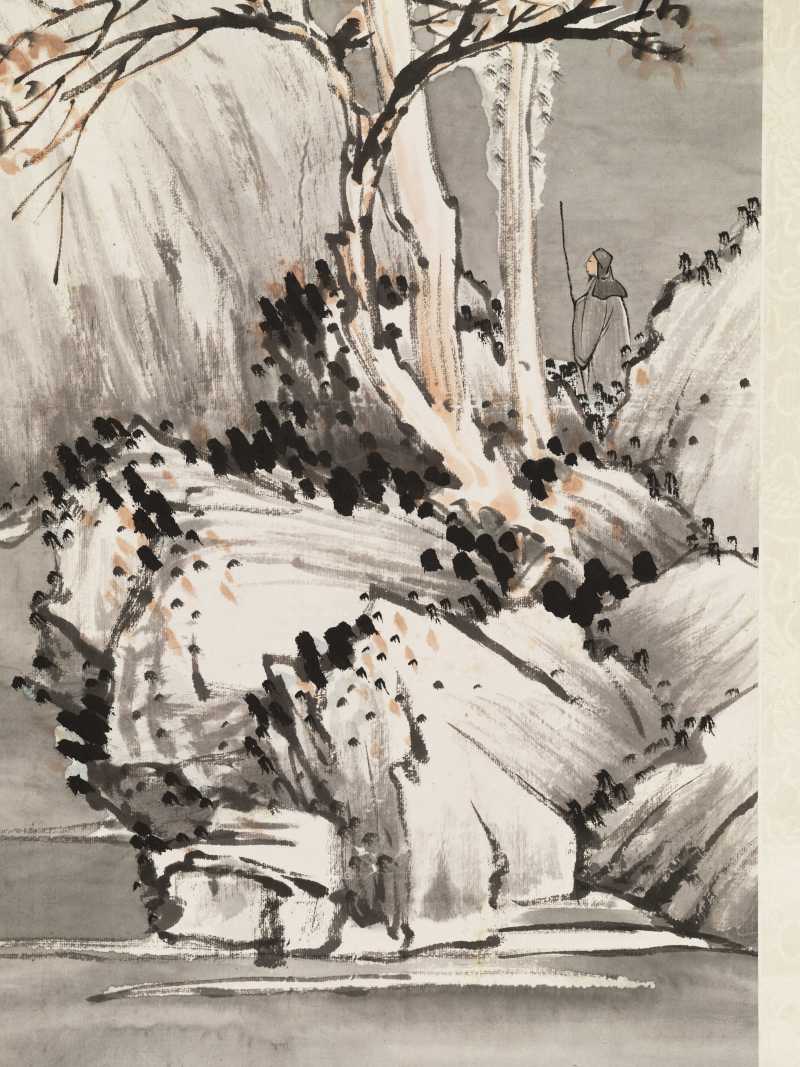 甲戌（1934年）作 于非闇 雪景山水 - 图7