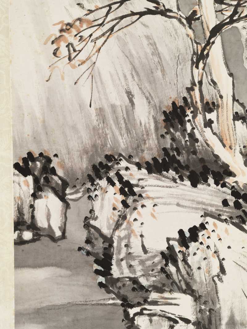 甲戌（1934年）作 于非闇 雪景山水 - 图8