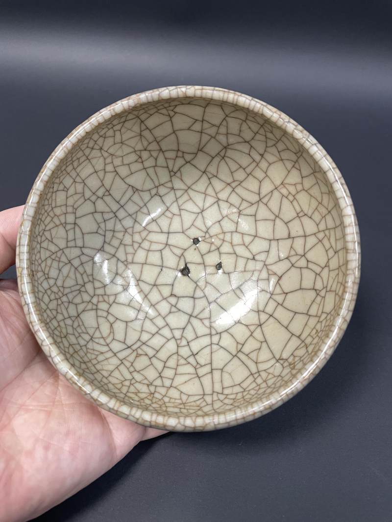 明 仿哥釉钵 - 图5