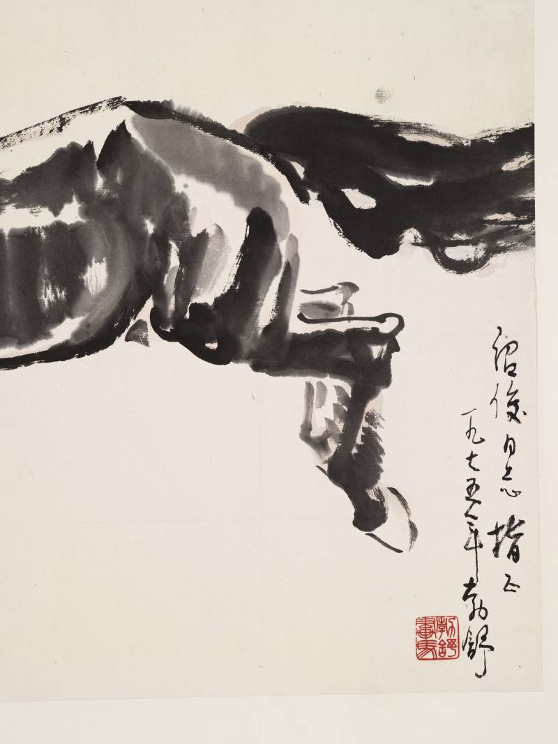 1975年作 刘勃舒 奔马 - 图4
