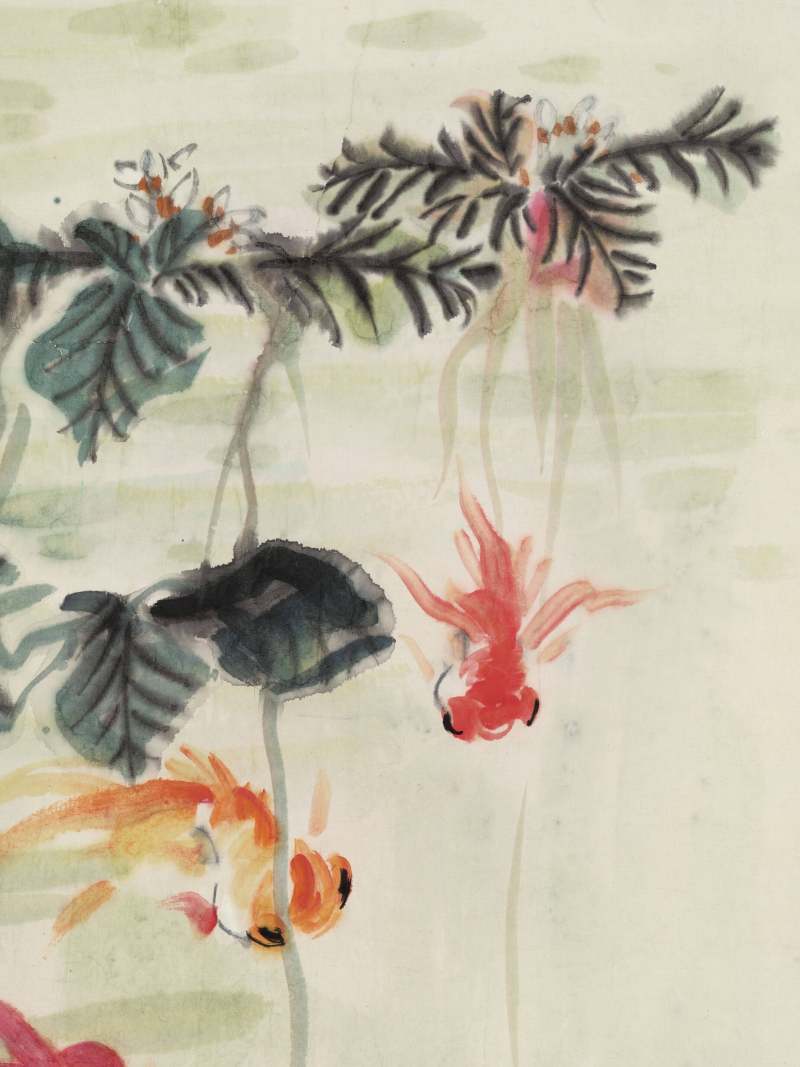汪亚尘 花鸟四屏 - 图20